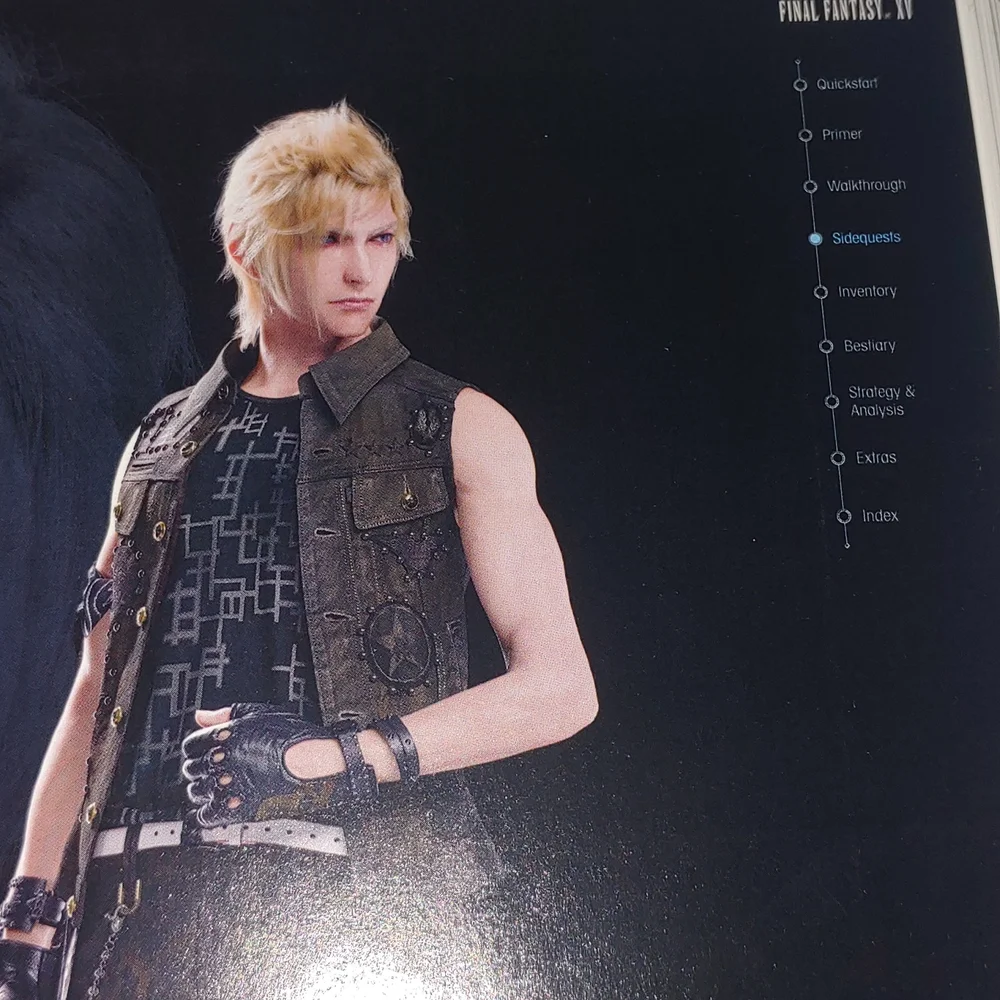 Final Fantasy XV Art Book and Strategy Guide E1025